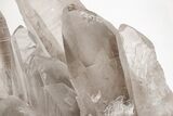 Smoky Lemurian Quartz Crystal Cluster - Large Crystals #212486-5